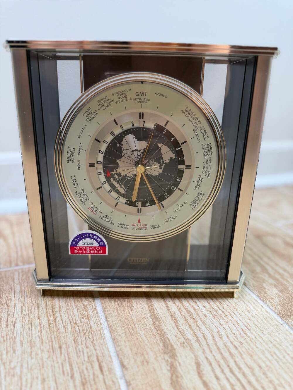 Citizen Quartz Alarm World Table Clock – , A